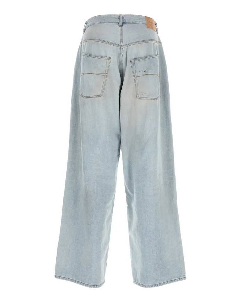 Balenciaga Men's Denim Jeans Light Blue Exterior: Cotton Blue