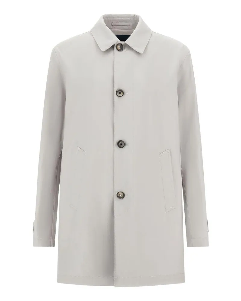 Herno Men's Wool Jacket Pearl Grey Gray
