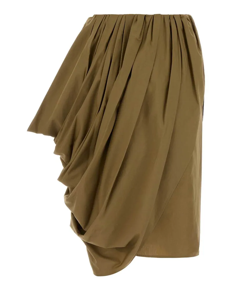 Chloé Poplin Skirt — Beige Beige
