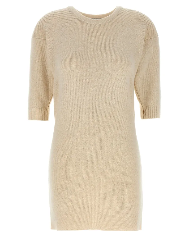 Christophe Lemaire Alpaca Blend Knit Dress — Cream Cream