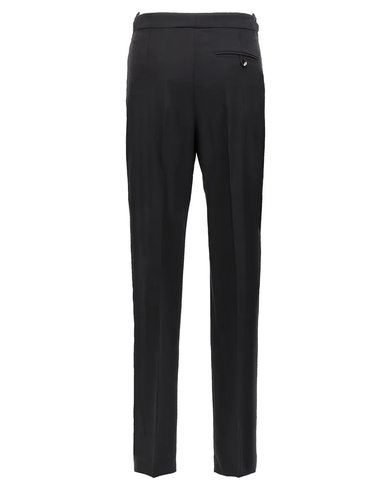 Nensi Dojaka Women Black Virgin Wool Pants Black