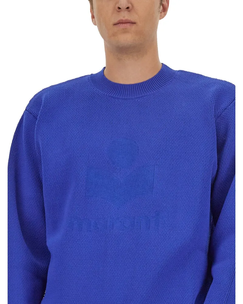 Isabel Marant Polyester Blend Sweater — Blue Blue