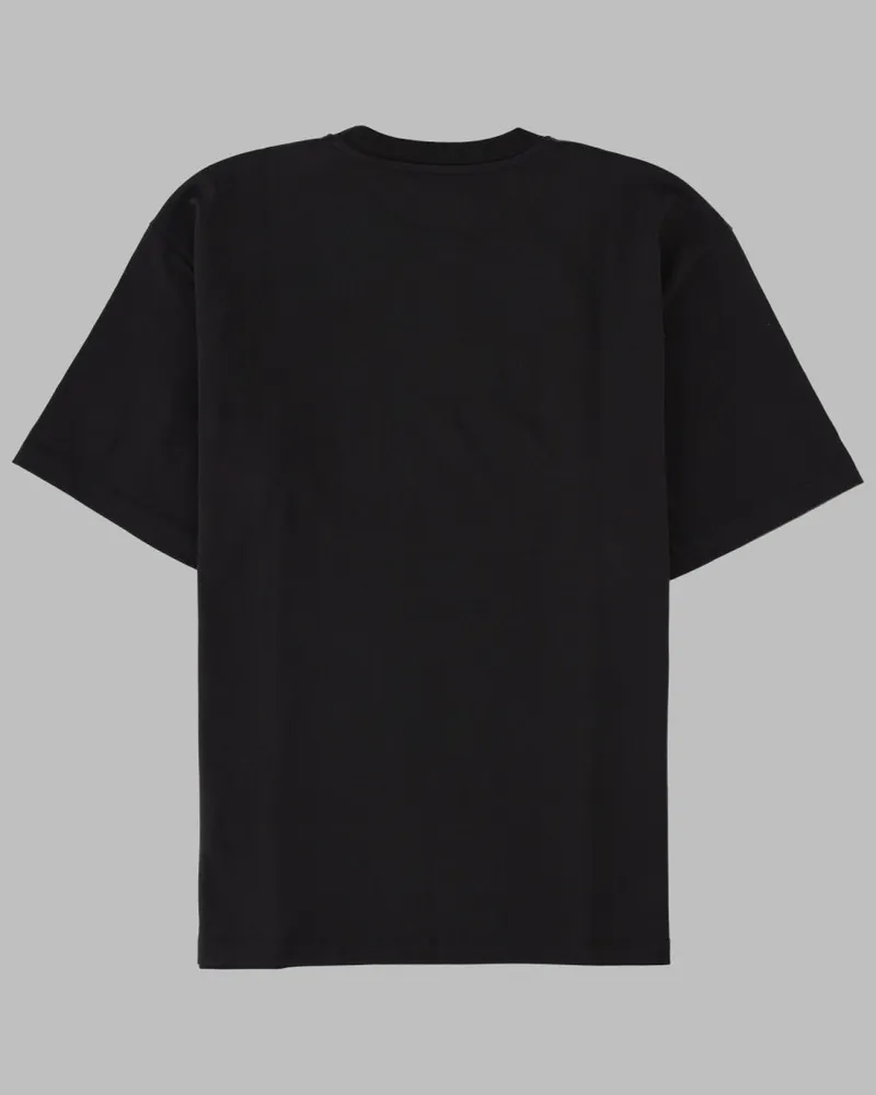 Ganni Tiger Print Organic Cotton T-Shirt — Black Black