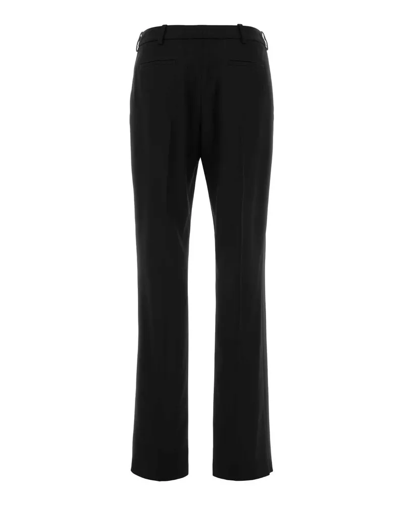 Balenciaga 872125tjt21 1000 Black Exterior: Wool Elastane Pantaloni Trousers Black