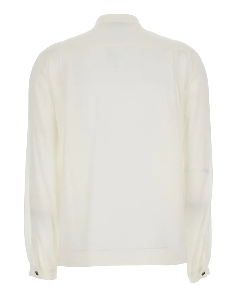 Max Mara Women's Silk Shirt White Blouses White