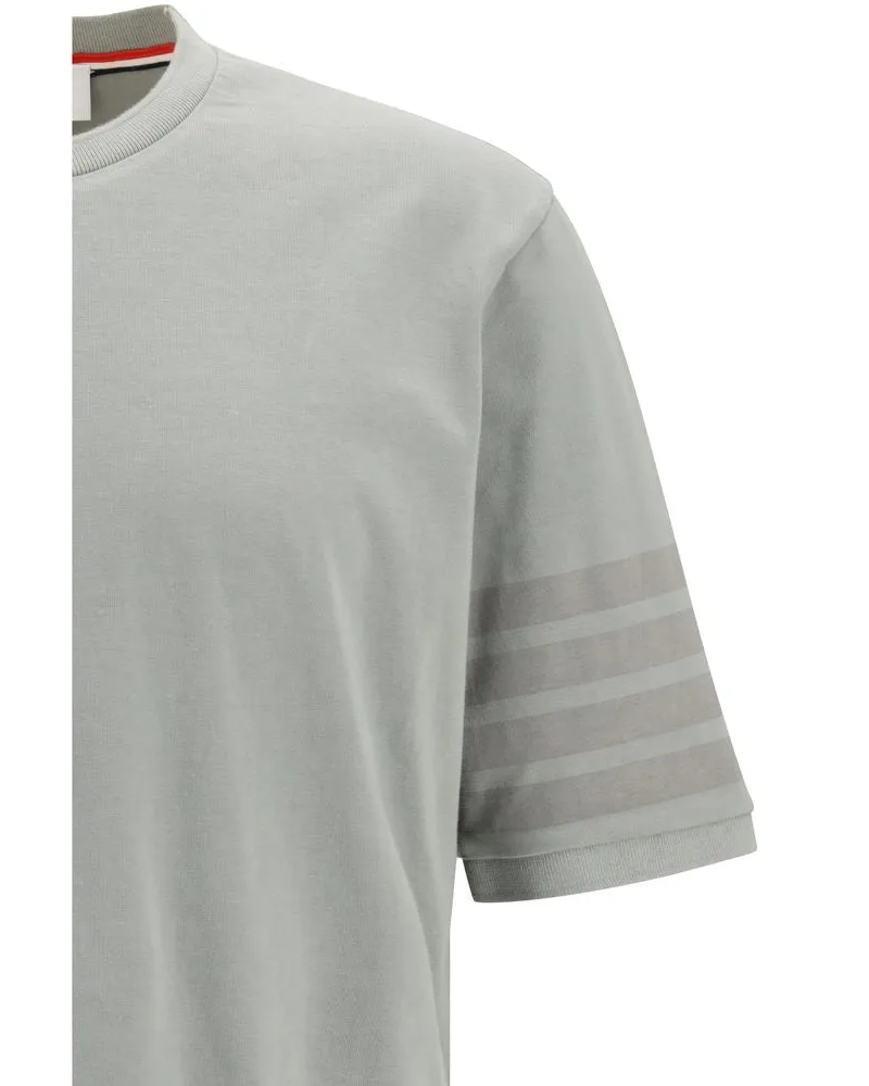 Thom Browne Men's Gray Cotton Sportswear Clothing Gray