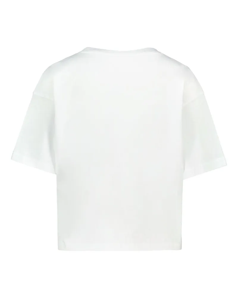 Zadig & Voltaire Women's Taida Heart Strass T-Shirt -  Cotton White Ready-To-Wear T-Shirts White
