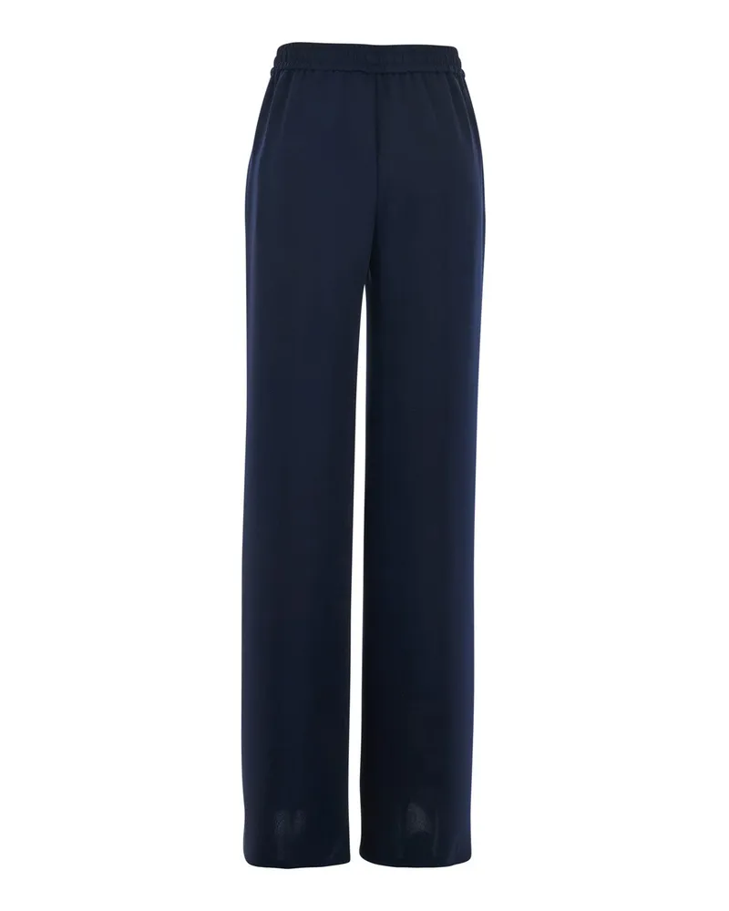 Herno Women's Trousers Tech Fabric, Blue Polyester Blue