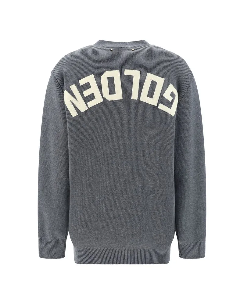 Golden Goose Cotton Cardigan — Gray Gray