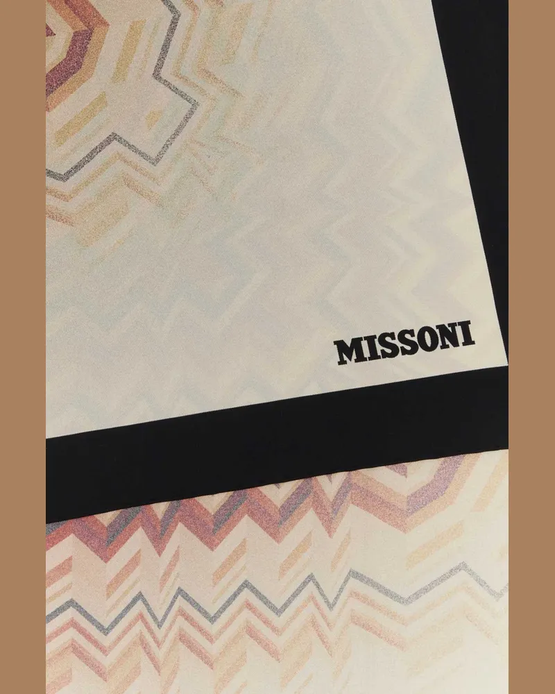 Missoni Geometric Silk Scarf — Multicolor Multicolor