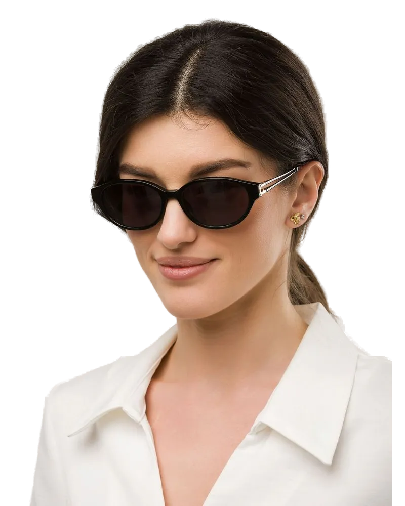 Furla Women's Sunglasses Glossy Black Combined Eyewear Black
