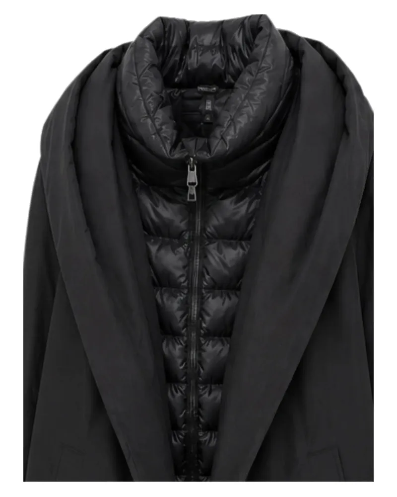 Herno Padded Parka Coat — Black Black