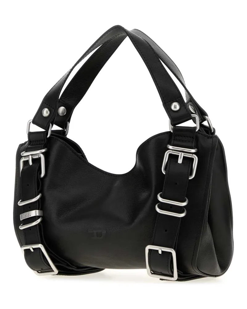 Diesel Leather Shoulder Bag — Black Black