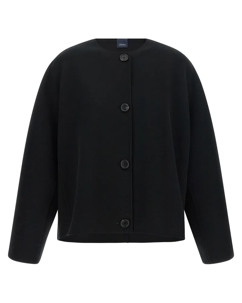 Max Mara Coat — Black Black