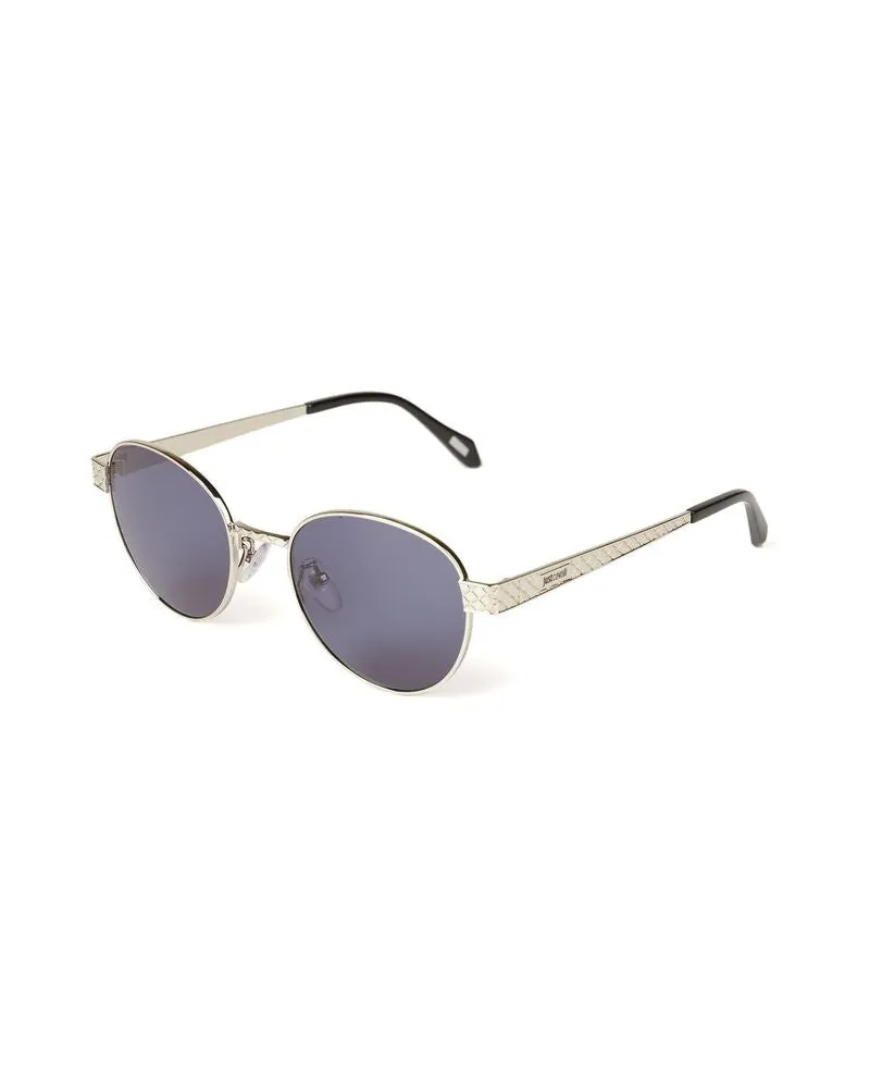 Just Cavalli SJC181 Polished Palladium Metal Sunglasses — Silver Silver