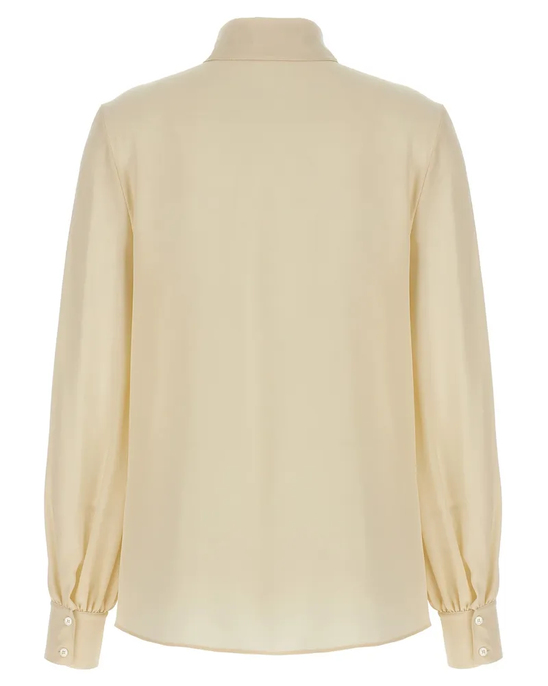 Valentino Garavani Women's Beige Silk Blouse Beige