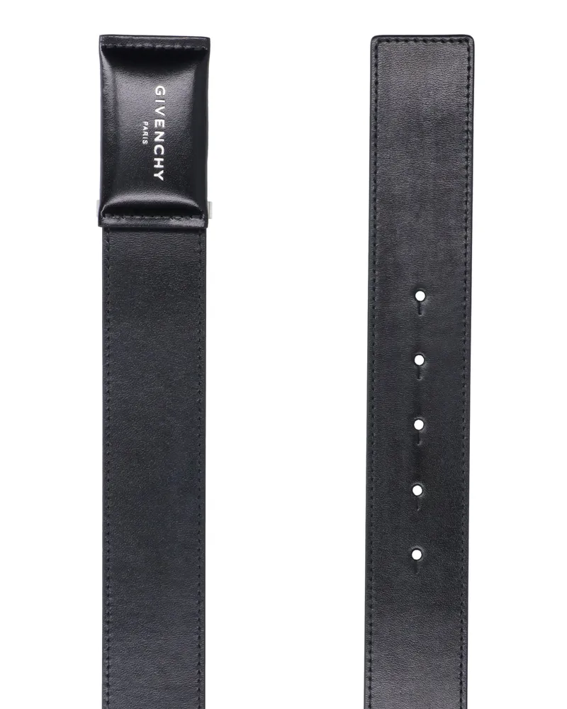 Givenchy Men's Belts Black Calf Leather Black