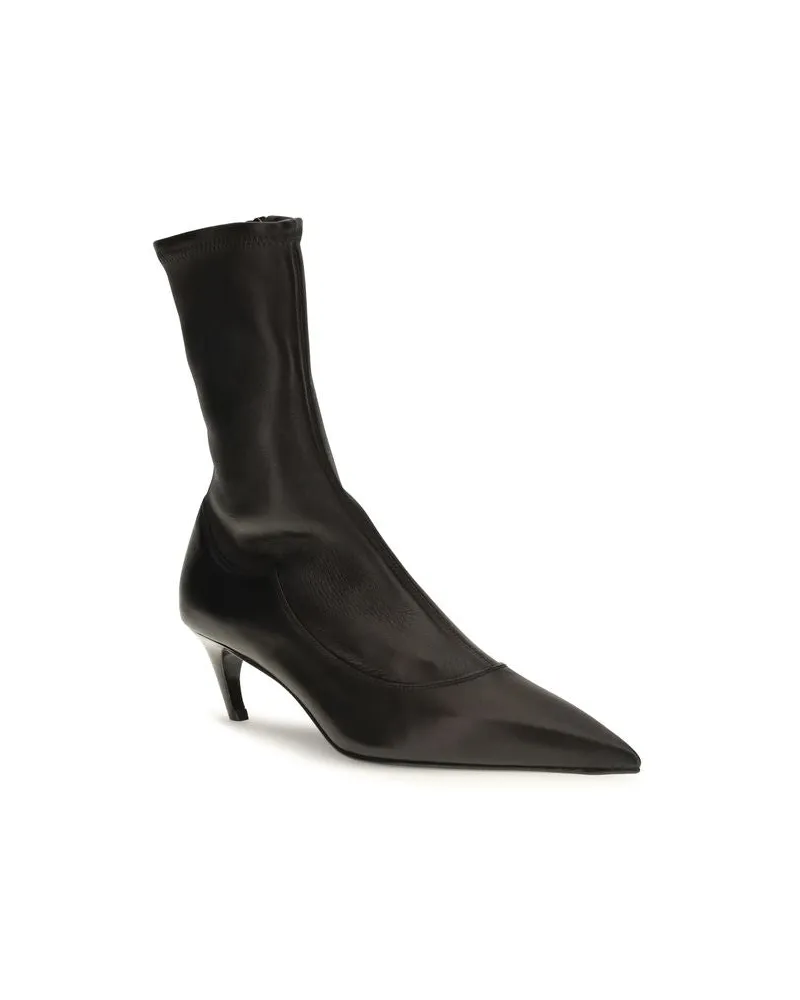 KHAITE Valerie Ankle Boot — Black Black