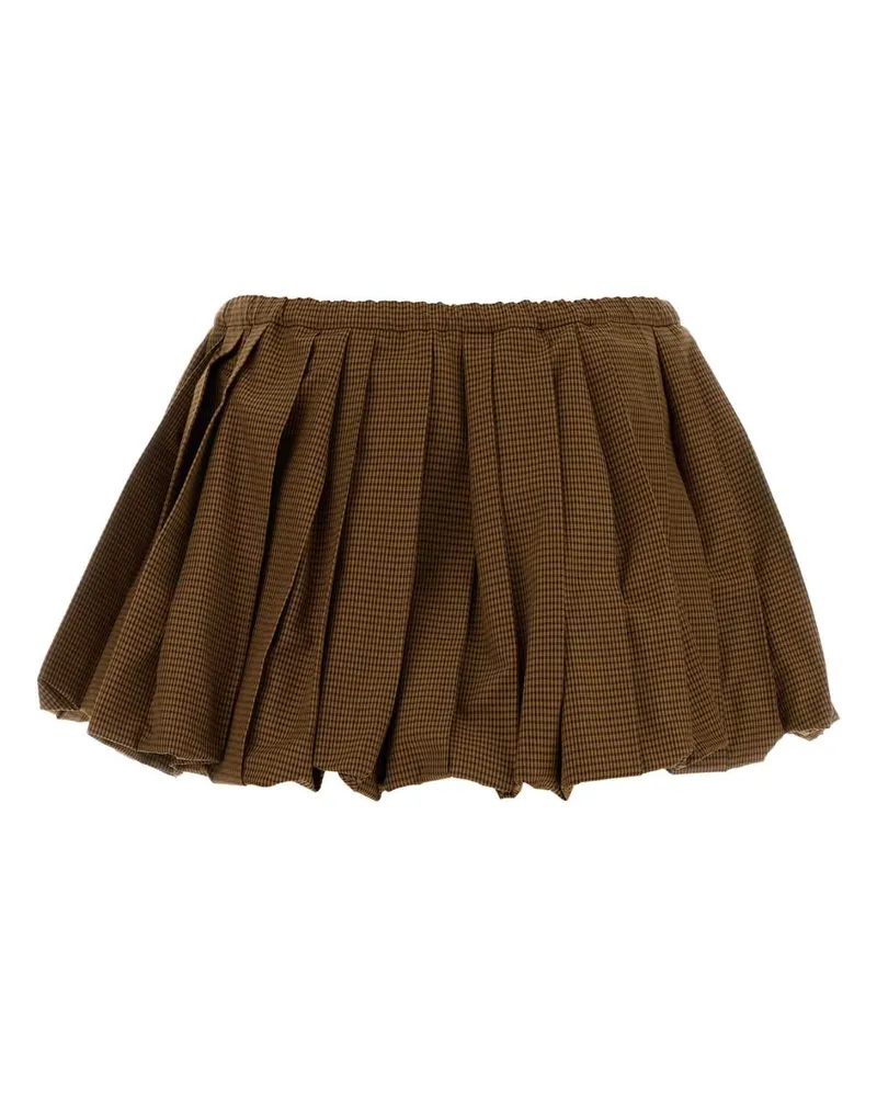 Miu Miu Mini Skirt — Brown Brown