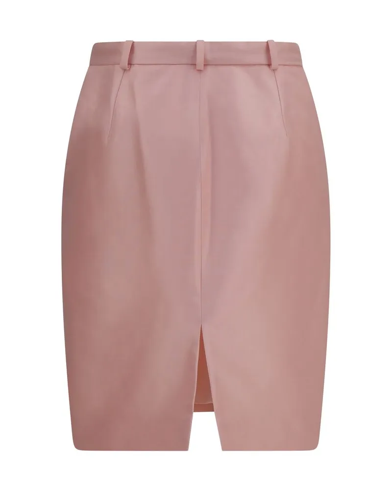 Gucci Women's Multicolor Silk Mini Skirt Pink