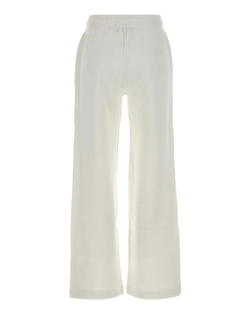 Ralph Lauren Women's White Cotton Blend Joggers Exterior: Polyester Pantaloni Trousers White