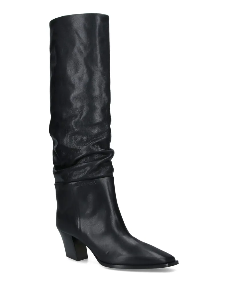 Jimmy Choo Women's Boots Black Outer: Calf Leather Black