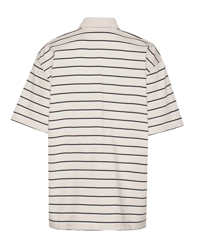 ROTATE Birger Christensen Women Polo Shirt Jersey Orchid Ice Main: Cotton (organic) Tops White