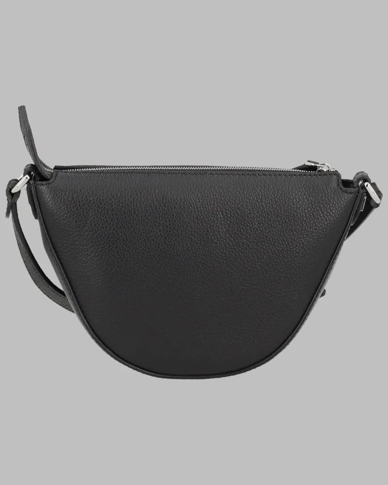Fendi Melon Calfskin Leather Shoulder Bag — Black Black