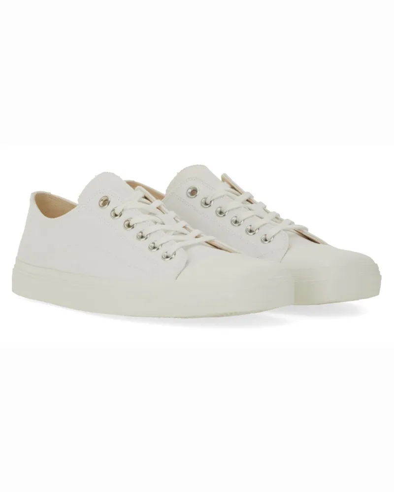 Moschino Premium Leather Sneakers — White White