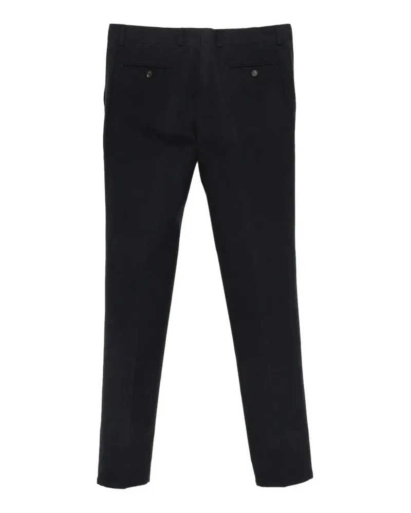 Brunello Cucinelli Cotton Trousers — Navy Navy