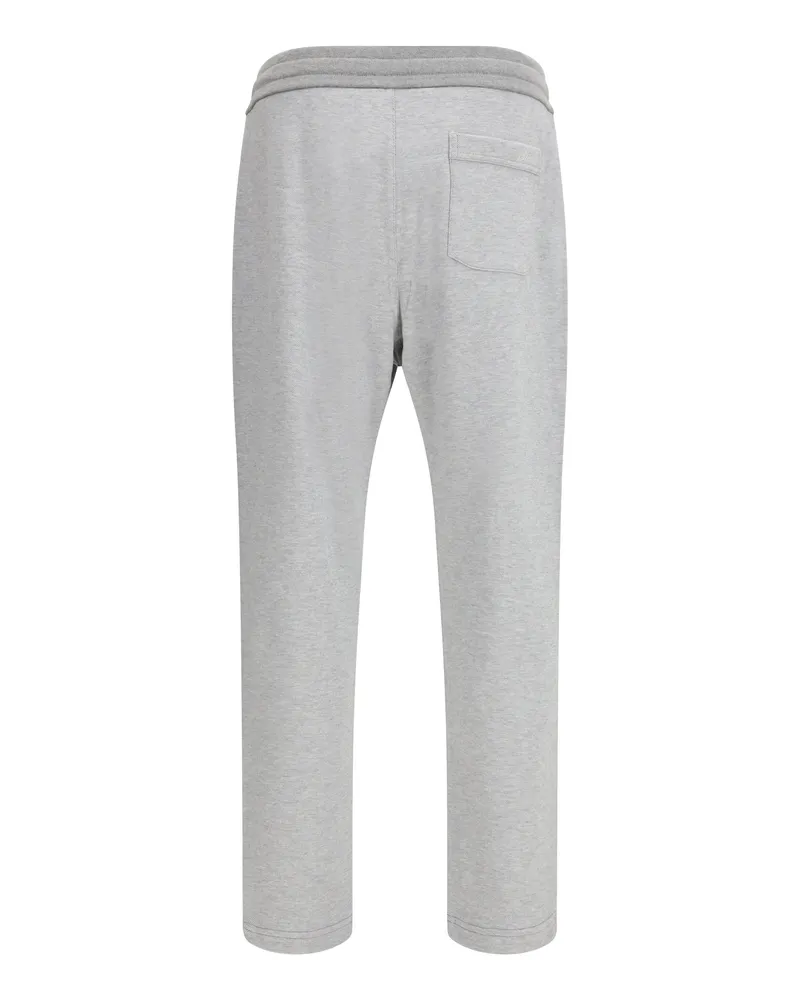 Brioni Men's Mélange Sweatpants Ice Cotton Pant Trousers Gray