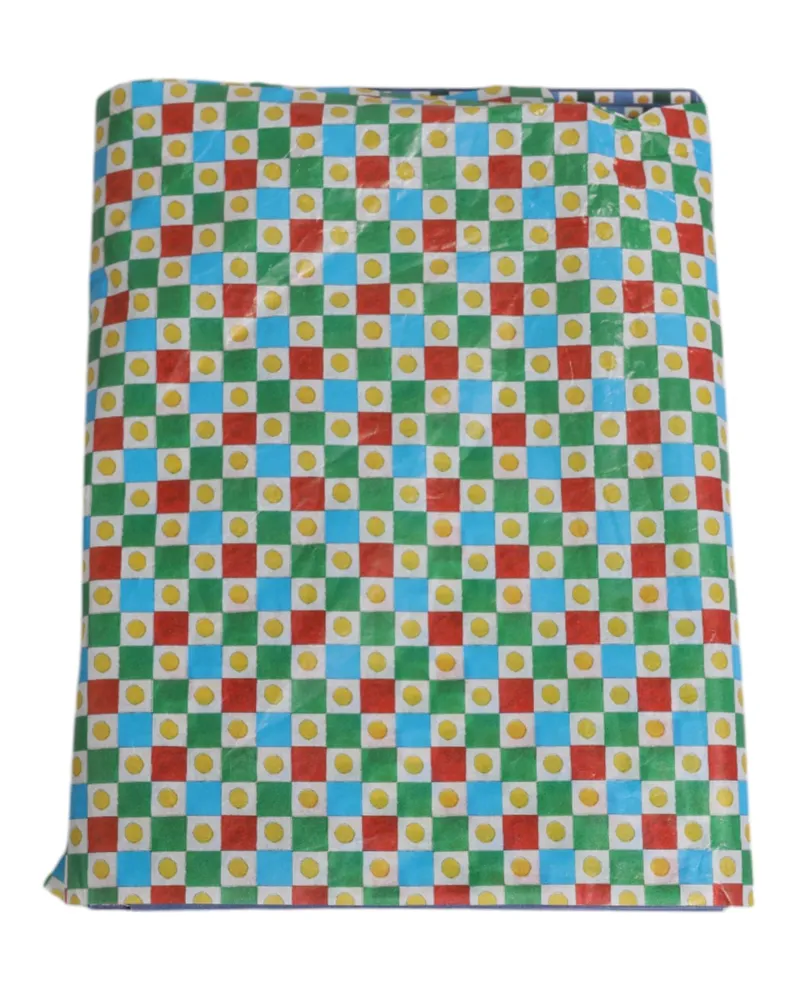 Dolce & Gabbana Men's Multicolor Carretto Siciliano Envelope Post Card Holder Accessory Multicolor