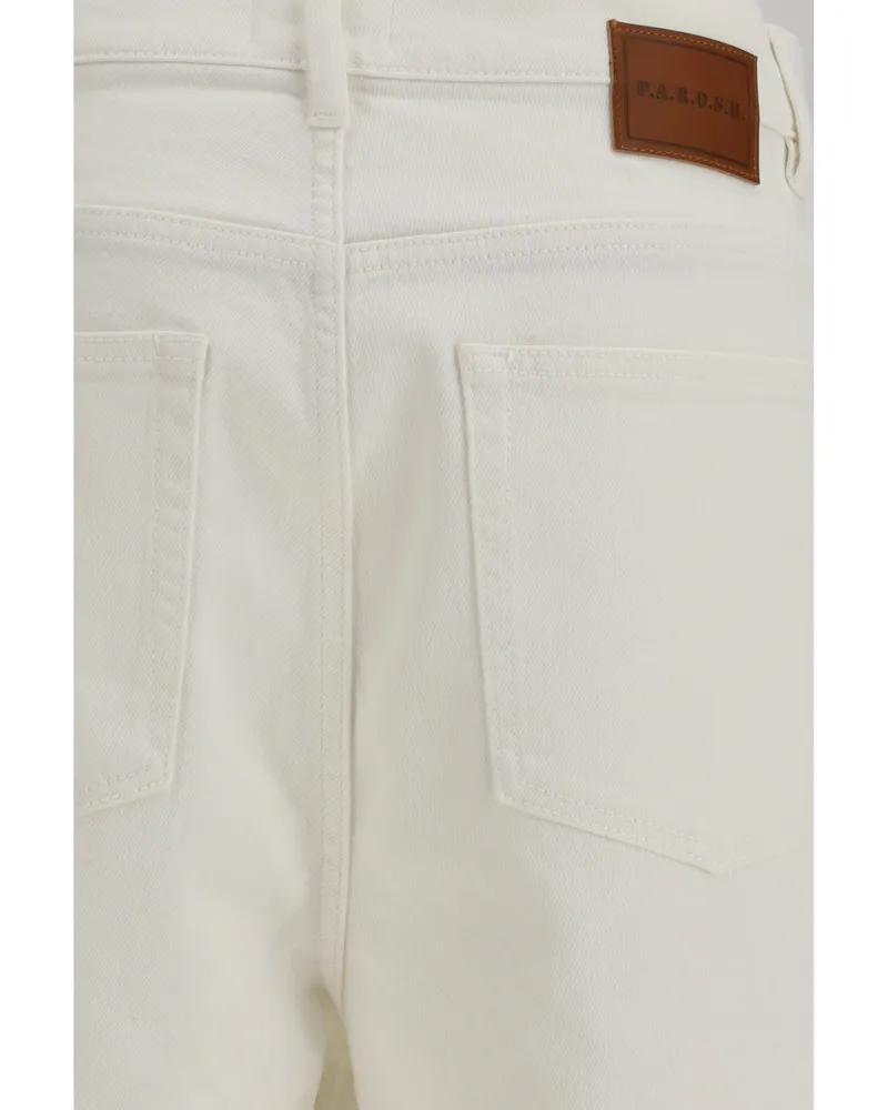 P.A.R.O.S.H. Bermudas Bermuda Shorts — Cream Cream