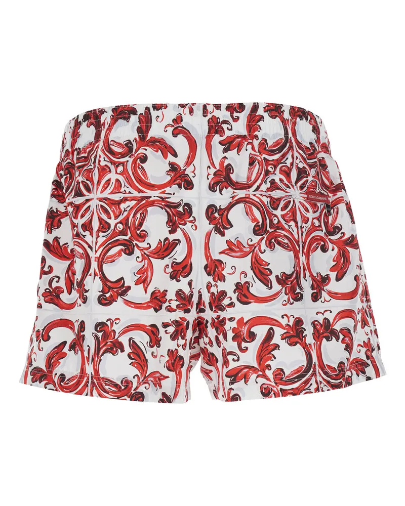 Dolce & Gabbana Men's Swim Shorts Bordeaux Burgundy Beachwear Sea Clothing Burgundy