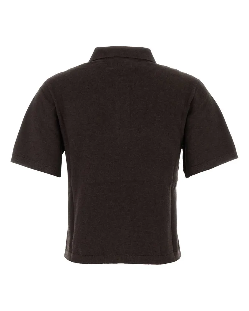 Étoile Isabel Marant Althea Polo Shirt — Brown Brown