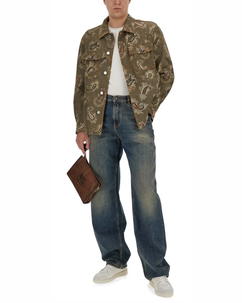 Etro Regular Fit Denim Jeans — Blue Blue