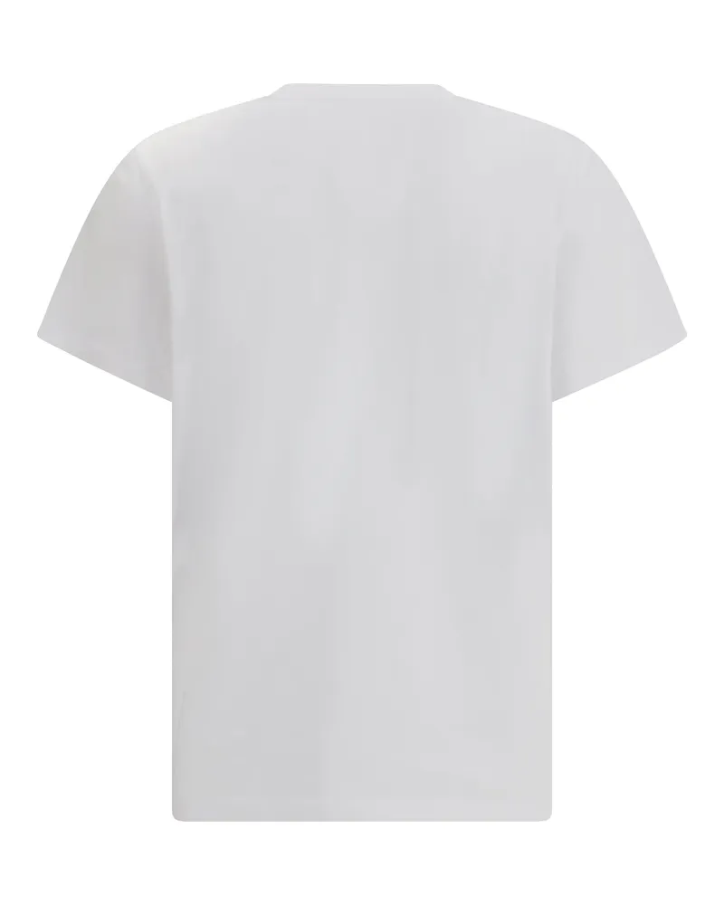 Ganni Women's Crewneck T-Shirt Bright White Cotton T-Shirts And Polos White