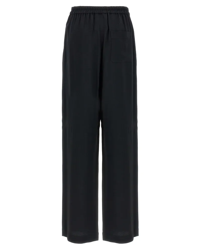 Moschino Women's Black Acetate Casual Pants Black