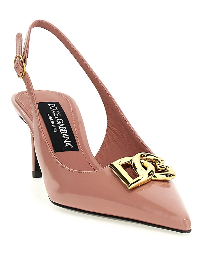 Dolce & Gabbana Lollo Slingback Pump — Blush Blush