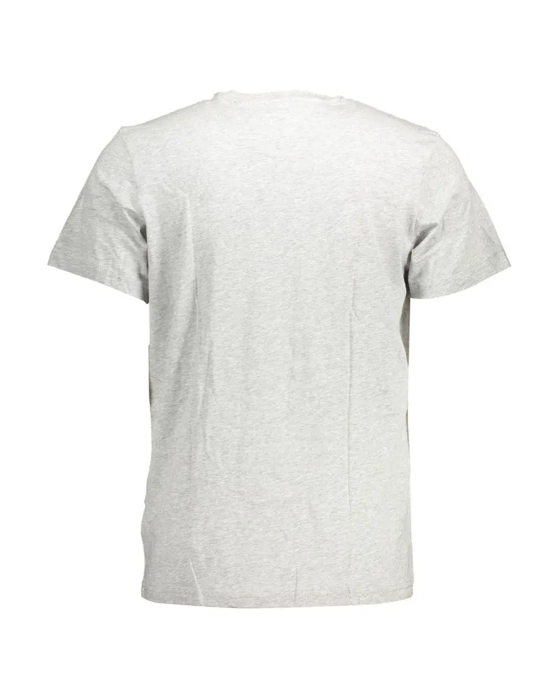 Tommy Hilfiger Logo-Print Organic Cotton T-Shirt — Gray Gray