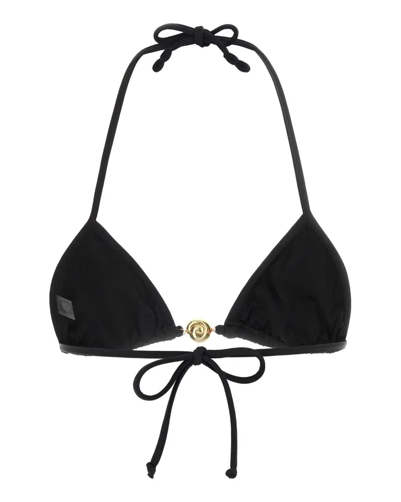 Reina Olga Splash Bikini Top — Black Black