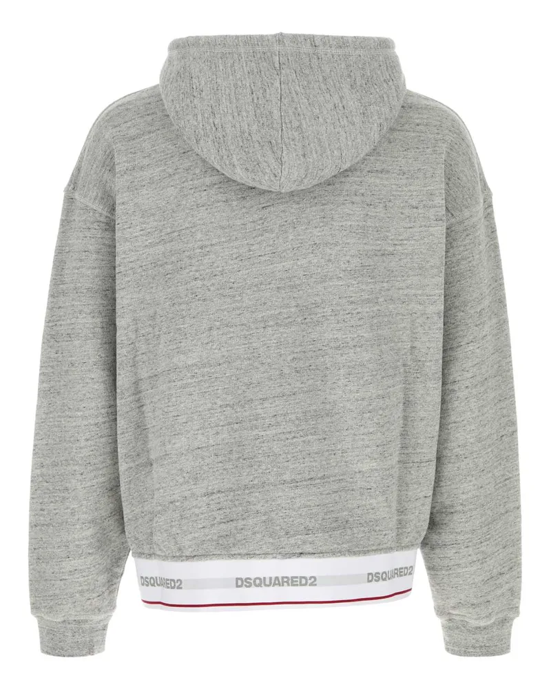 Dsquared2 S71gu0768d25026 856m Greymelange Exterior: Cotton Felpe Sweater Gray