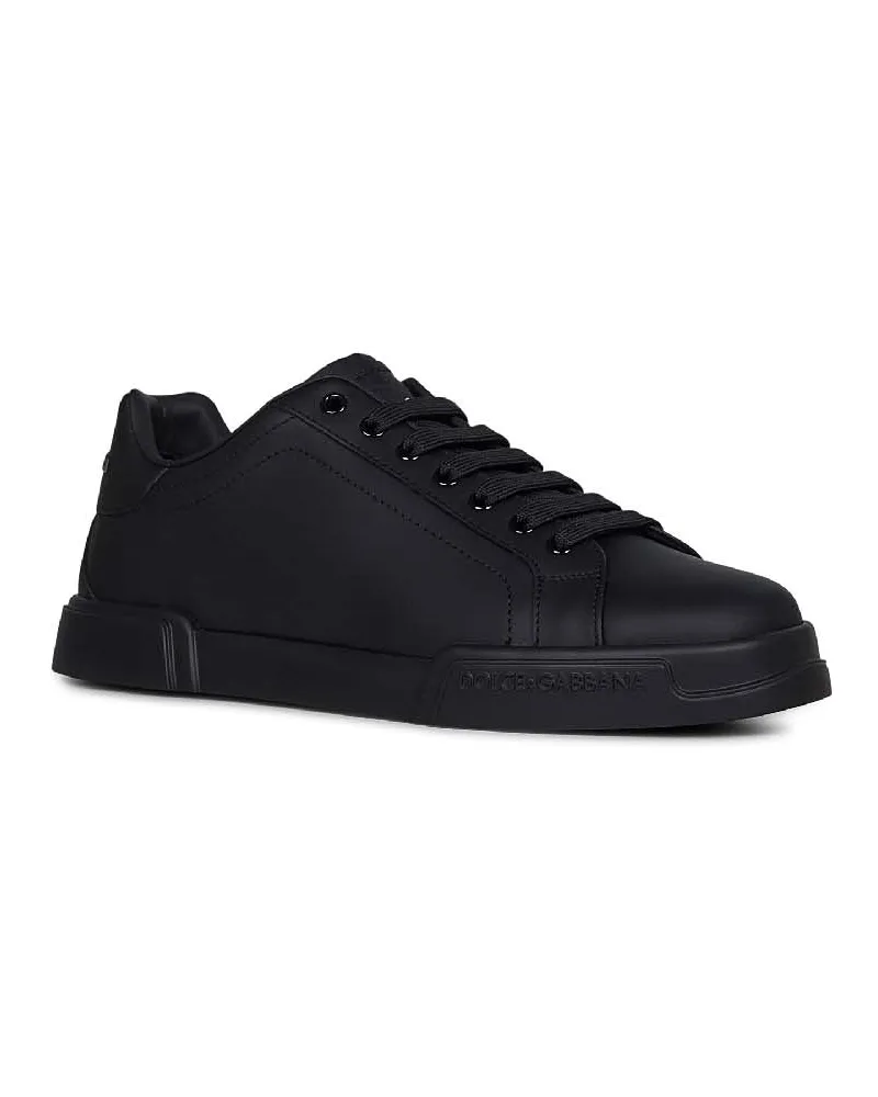 Dolce & Gabbana Portofino Sneaker — Black Black