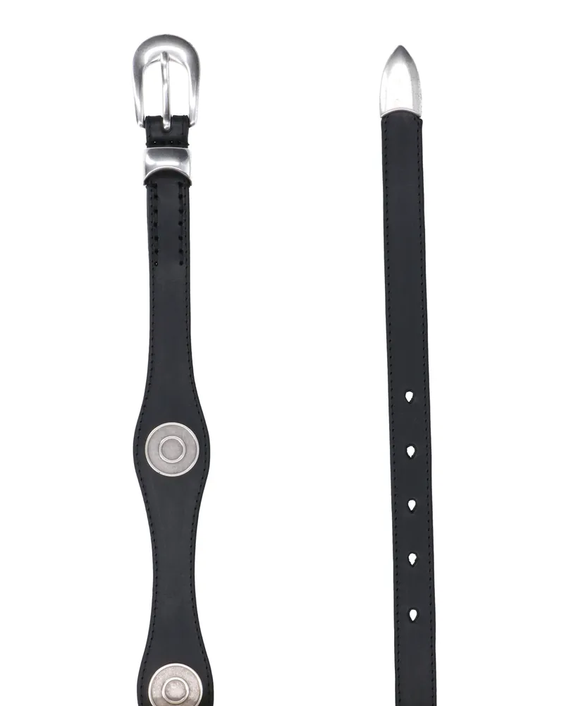 Our Legacy Unisex Belts Black Black