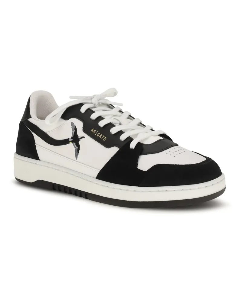 Axel Arigato Men's Dice Lo Bee Bird Leather Sneakers White-Black White/black White