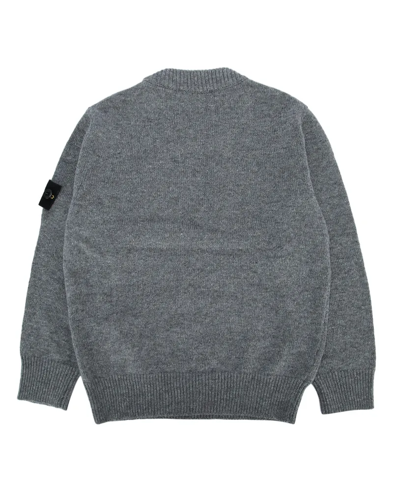 Stone Island Neck Sweater — Gray Gray