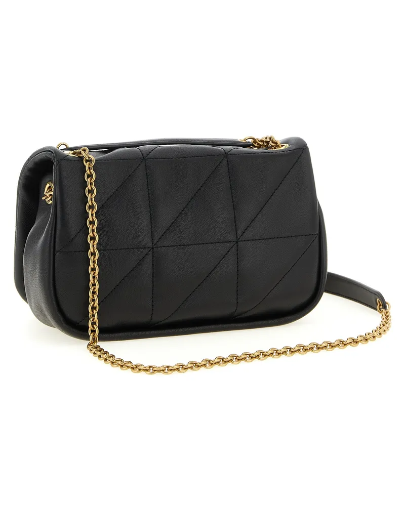 Saint Laurent Women's Black Lamb Leather Shoulder Bag Black