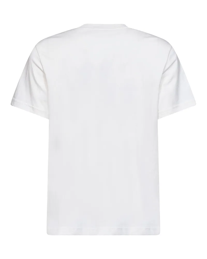 Moncler Men's T-Shirt Cotton Jersey White T-Shirts And Polos White