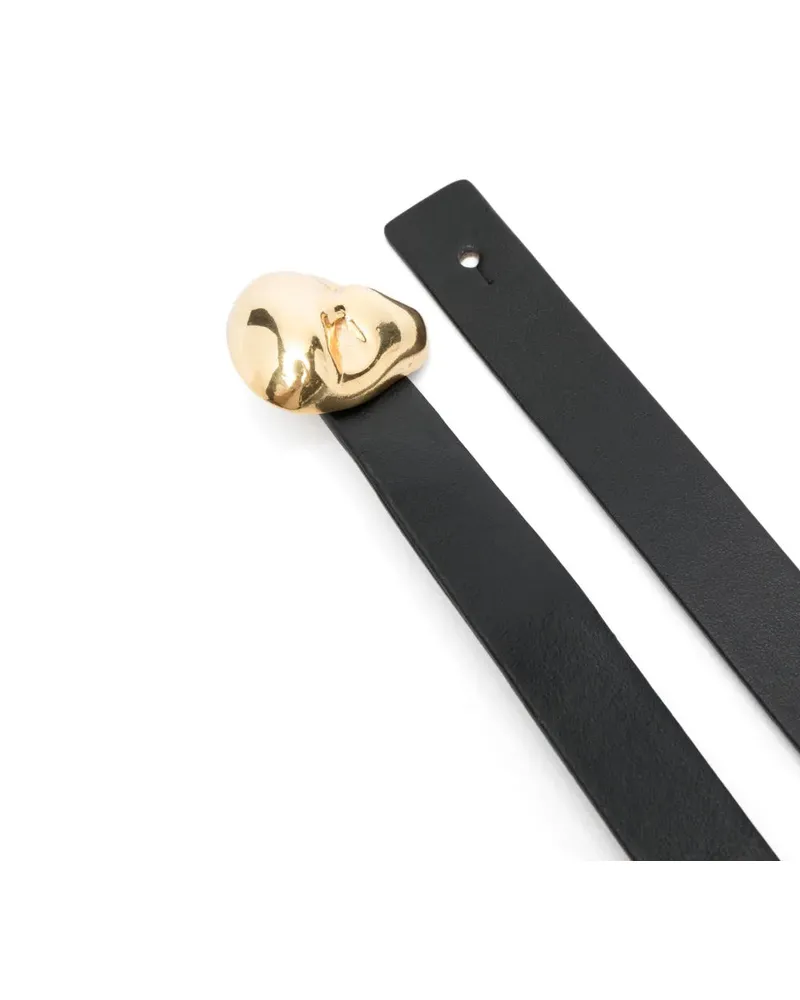 Fabiana Filippi Women's Leather Belt Aw25 W Black