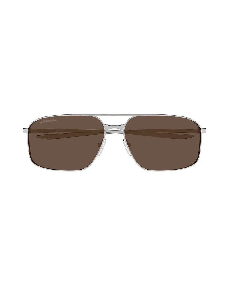 Balenciaga Unisex Sunglasses Grey Metal Gray